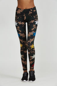 Noli Yoga Combat Legging - Green Camo