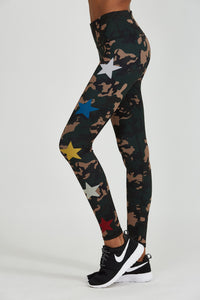 Noli Yoga Combat Legging - Green Camo