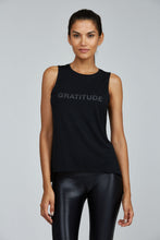 Load image into Gallery viewer, Noli Yoga Gratitude Tank - Black