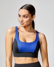 Load image into Gallery viewer, MICHI Power Bra - Royal Blue/Black