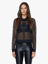 Load image into Gallery viewer, Koral Pump Open Mesh Pullover - Black