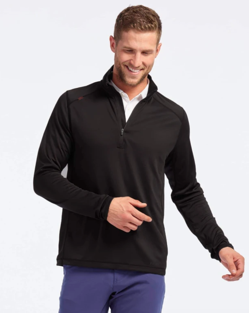 Rhone Sequoia Air 1/4 Zip-Black