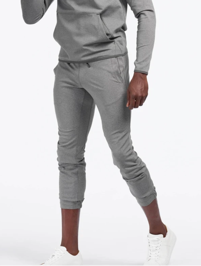 RHONE Nylon Tactel Trackpant - Asphalt Heather