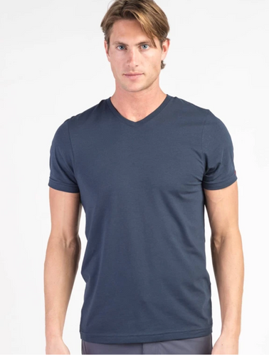 Rhone Element Short Sleeve- Navy