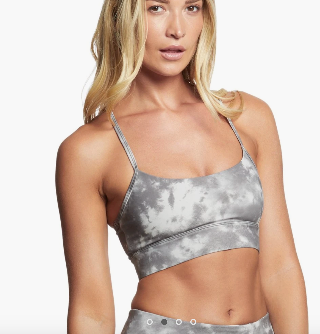 Varley Feliz Bra- Silver Tye Dye