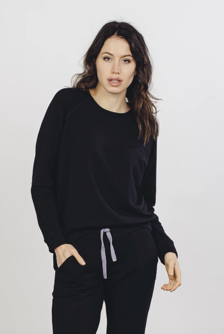 Softwear Women's Pullover- Black