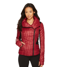 Load image into Gallery viewer, Blanc Noir Motion Panel Puffer- Garnet