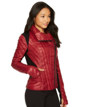 Load image into Gallery viewer, Blanc Noir Motion Panel Puffer- Garnet