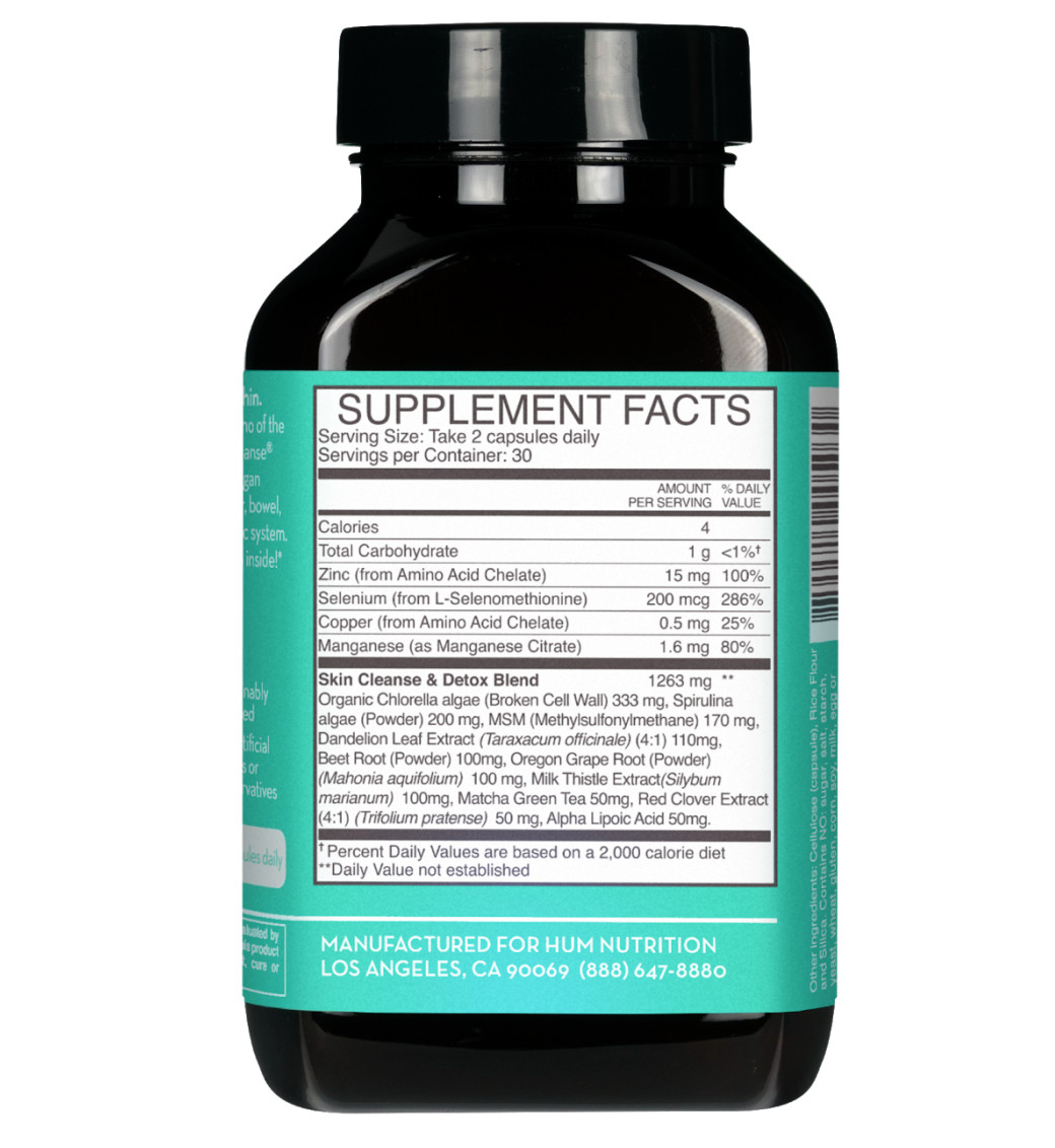 HUM Nutrition- Daily Cleanse – C.O.R.E. grow strong.