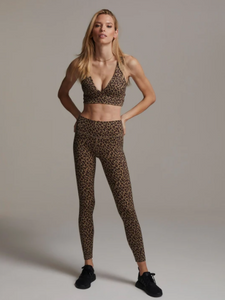 Varley Century Legging 2.0 - Coffee Cheetah