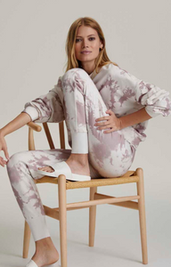 Varley Keswick Pant - Taupe Tie Dye