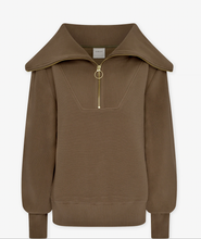 Load image into Gallery viewer, Varley Vine Half Zip - Stone Olive