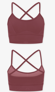 VARLEY Always Irena Bra - Rose Brown