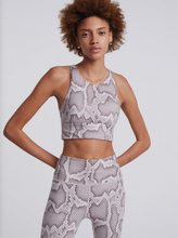 Load image into Gallery viewer, VARLEY - Let&#39;s Move Harris Bra - Alabaster Python