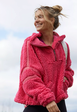 Load image into Gallery viewer, Free People - Nantucket Fleece Neon Coral