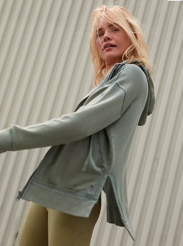 Free People - Only One Hoodie - Pine