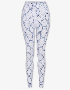 Let's Go High 25" Legging - White Snake