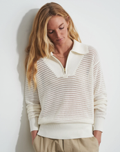 Load image into Gallery viewer, Varley - COLE Knit Polo - Egret