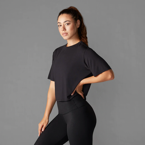 Tavi Noir - Crop Tee - Ebony