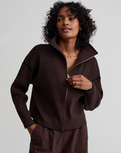 Load image into Gallery viewer, Varley - Carmen Knit Jacket - Coffee Bean