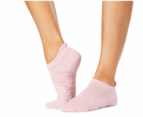 Tavi Noir Savvy Grip Socks - Orchid Space Dye