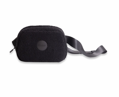 Vooray - Quinn Belt Bag - Black Sherpa