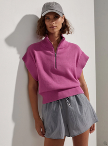 Varley - Fulton Cropped Knit - Meadow Mauve