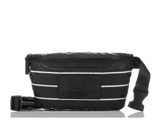 Load image into Gallery viewer, Aloha Pinstripe Mini Hip Pack - White/Black