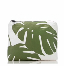 Load image into Gallery viewer, Aloha Small Monstera - Seaweed/White