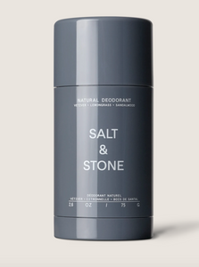 Salt & Stone Natural Deodorant - Vetiver, lemongrass, sandalwood