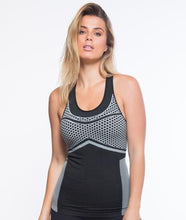 Load image into Gallery viewer, Climawear Revival Cami - Black and Blue Flower