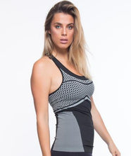 Load image into Gallery viewer, Climawear Revival Cami - Black and Blue Flower