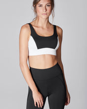Load image into Gallery viewer, MICHI Wave Bra - Black/White