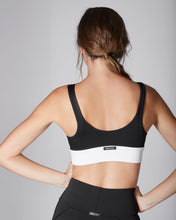 Load image into Gallery viewer, MICHI Wave Bra - Black/White