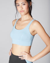 Load image into Gallery viewer, MICHI Wave Bra - Sky Blue