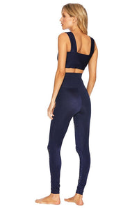 Beach Riot Piper Legging- Navy w/ Stars