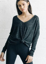 Load image into Gallery viewer, Joah Brown for Keeps V Neck- Marble Hacci - O/S
