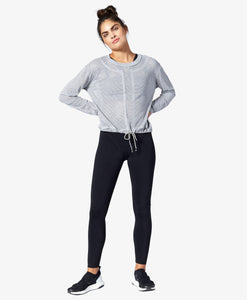 Vimmia Volley Drawstring Longsleeve Tee Heather Grey