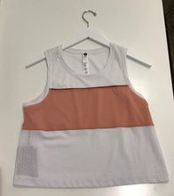 Load image into Gallery viewer, Vimmia Piper Colorblock Swing Tank- White