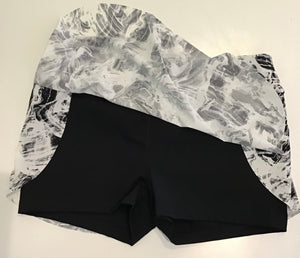 Lole Match Point Skirt White Ocean Marble