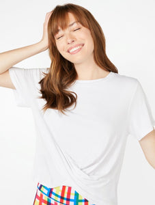 Terez Twist Front Short Sleeve