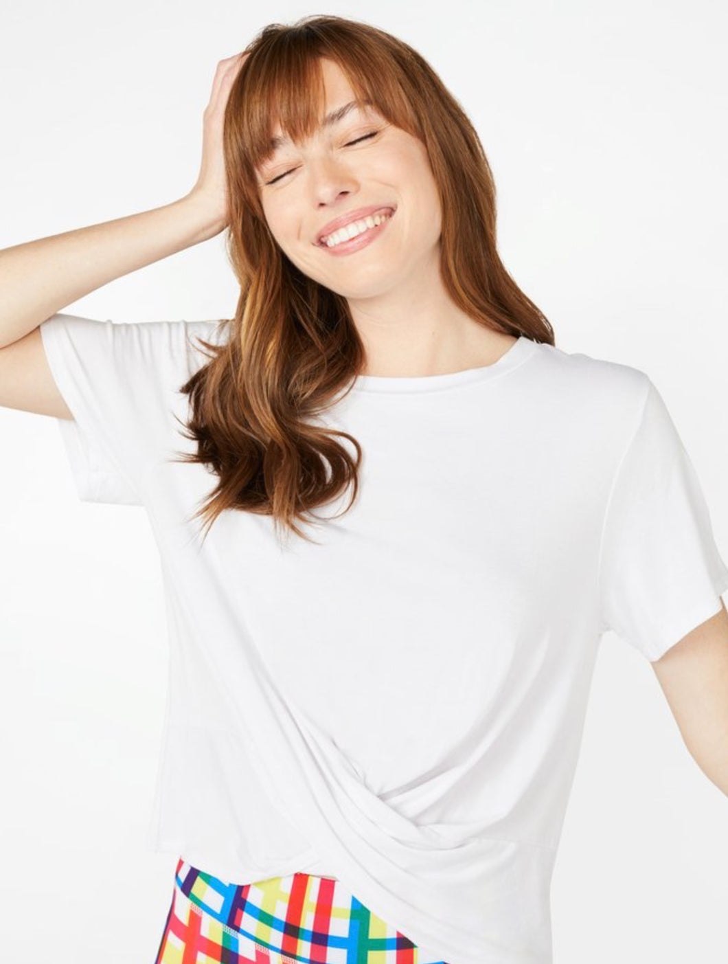 Terez Twist Front Short Sleeve