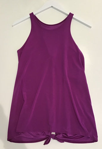 Onzie- Tie Back Tank-  Orchid- O/S