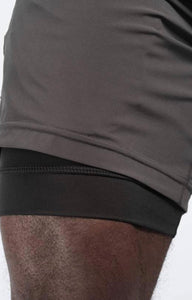 Rhone Mako Men Short  7" Lined - Asphalt Gray