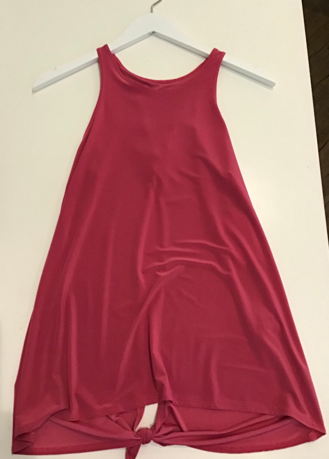 Onzie Tie Back Tank - Magenta Onesize