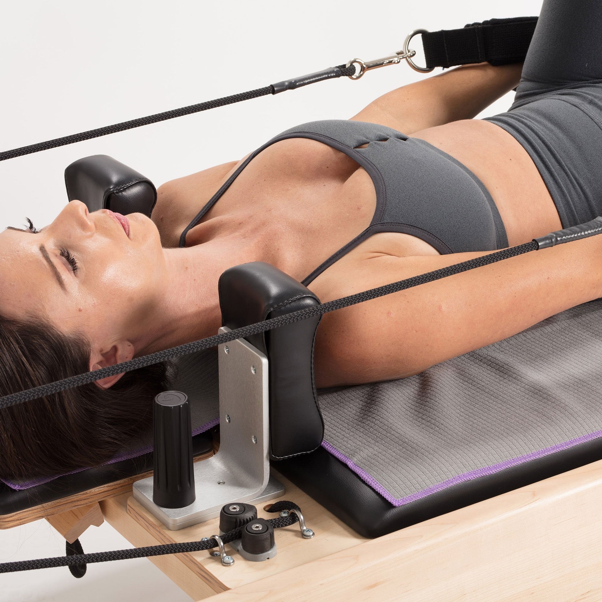 Salt & Honey Pilates Reformer Towel - Grey/Purple – C.O.R.E. grow