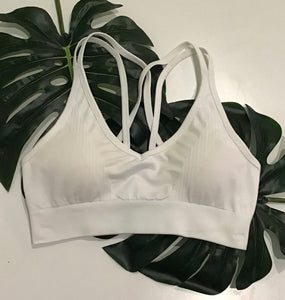 Vimmia Vinyasa Plunge Bra - White