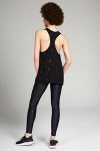 Terez Foil printed legging Skull - Black