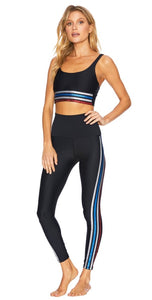 Beach Riot Jade Legging- RWB Glitter Stripes