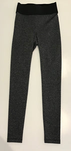 Koral High Rise Glow Glitter Capri- Black
